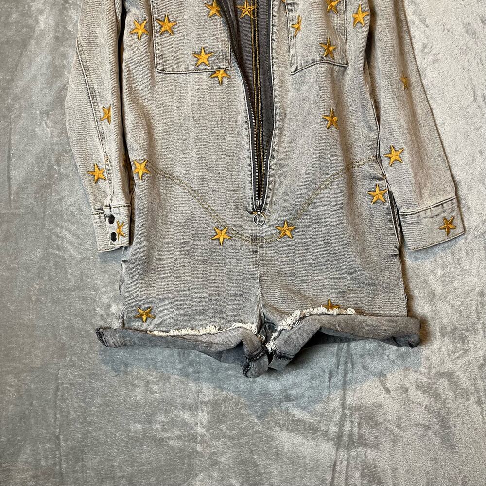 Embroidered star romper - Picture 9 of 10